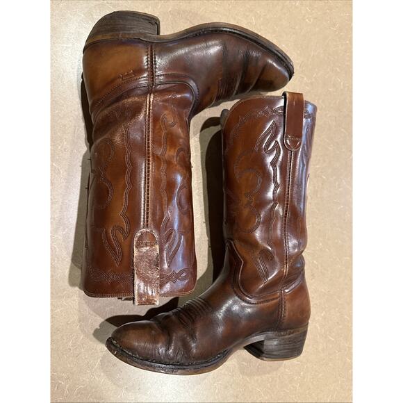 9 M Vintage 70s Levi\'s Orange Tab Cowboy Boots Western Boot leather Levis vtg main image 9